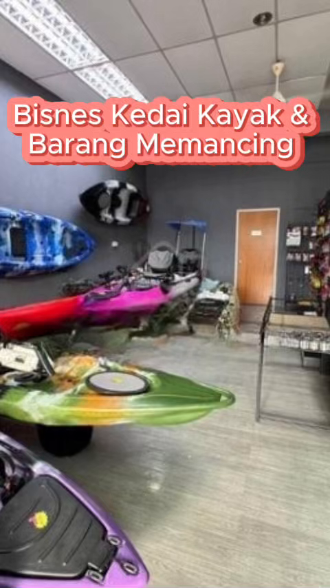 Kedai Kayak & Barang Memancing untuk Diambil Alih