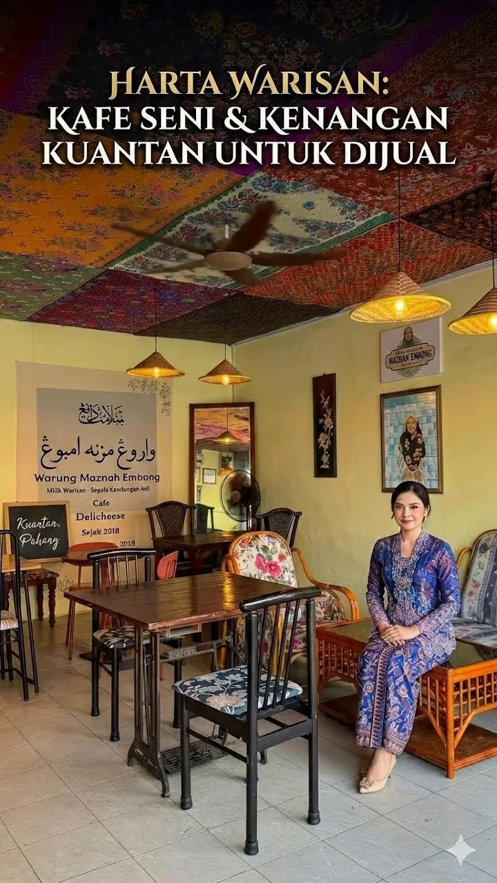 BISNES KAFE UNTUK DIJUAL - KUANTAN