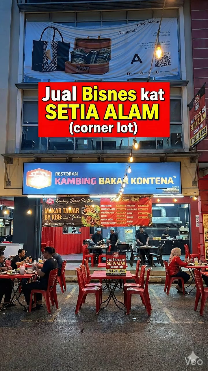 Restoran Kambing Bakar Untuk Dijual - Corner Lot