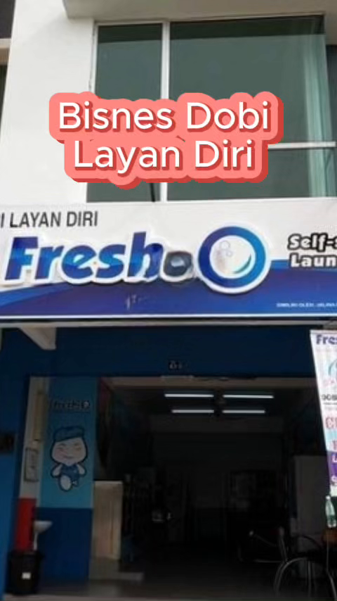 Bisnes Dobi Layan Diri Untuk Dijual