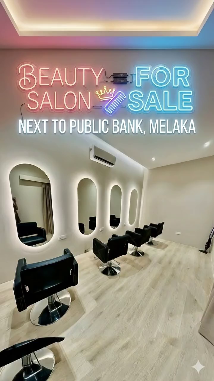 Beauty Salon for Sale | Next to Public Bank
