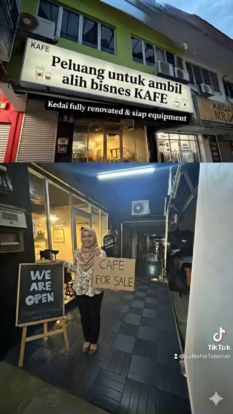 KAFE UNTUK DIJUAL