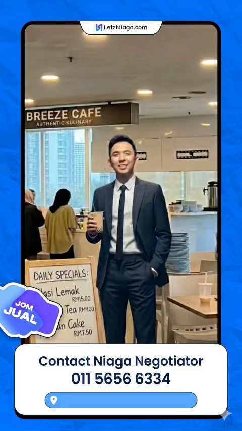 3 F&B Kiosks for Sale – KL & Shah Alam (Fully Operating)